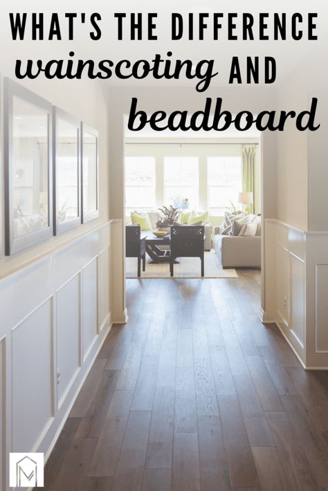 Board And Batten Wall Vs Wainscoting, Kitchens With Beadboard Walls, How To End Wainscoting, Different Wainscoting Styles, Wainscoting Styles Living Room, Updated Wainscoting Ideas, Wainscoting Vs Board And Batten, Premade Wainscoting Panels, Board And Batten Vs Beadboard