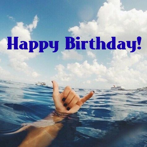 Birthday Cousin, Bday Quotes, Happy Birthday Cousin, Happy Birthday Free, Birthday Free, Birthday Clips, Surfer Dude, Happy Birthday Pictures, Beach Quotes