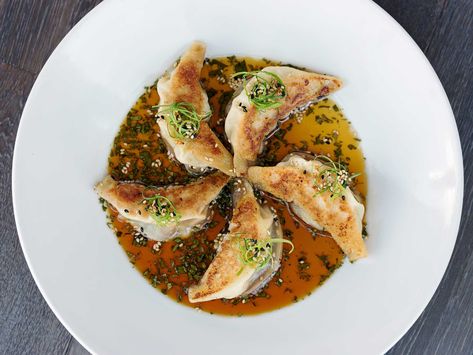 Chicken Pot Stickers | The Cheesecake Factory Cheesecake Factory Potstickers, Potstickers Sauce Recipe, Chicken Pot Stickers, Potsticker Sauce, The Cheesecake Factory, Pot Stickers, Cheesecake Factory, Chicken Pot, Small Plates