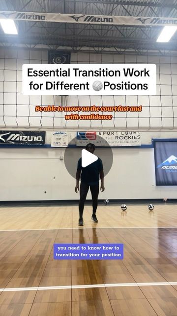 Coach CeCe🏐 on Instagram: "Volleyball is a fast paced game, and you have to be able to move from point A to point B quickly and efficiently. This is why proper transition work is so important. Make sure to save this post for reference!  #volleyballtips #volleyballcoach #volleyballtraining #volleyballplayer" Volleyball Transition Drills, Volleyball Tips, Volleyball Training, Coaching Volleyball, Sport Court, Volleyball Players, Fast Paced, Drills, Make Sure