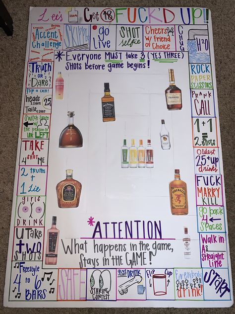 Hotel Games For Adults, Diy Drinking Card Games, 18th Birthday Party Ideas Activities, Shot Games, Drinking Board, Drunk Games, Drinking Board Games, Sleepover Party Games, Adult Game Night