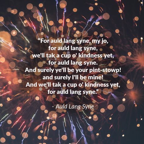 Happy New Year! Did you sing this song last night? How did you do on the lyrics 😜 New Year Song Lyrics, New Years Song, Auld Lang Syne, Last Night, Song Lyrics, Happy New, Happy New Year, Singing, Songs