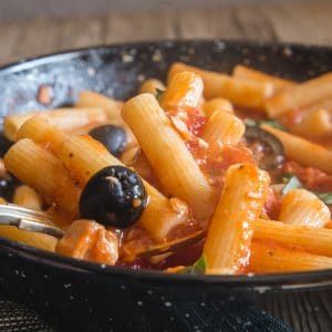 Pasta with Tuna and Olives - An Italian in my Kitchen Healthy Italian Pasta Recipes, Healthy Italian Pasta, Pasta With Tuna, Italian Pasta Recipe, Italian Tuna, Potato Pasta, Healthy Italian, Country Recipes, Tuna Salad Recipe