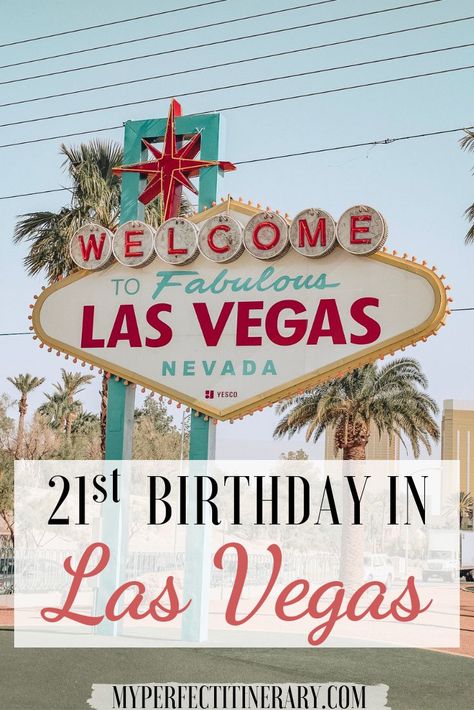 Looking for the best place to celebrate your 21st birthday? Look no more! Las Vegas for your 21st Birthday is truly the most epic location! This guide is written by a local and knows the ins and outs of the best things to do in Las Vegas for your 21st Birthday. Including best nightclubs in Las Vegas, Fremont Street, happy hour spots, and so much more! #lasvegas #lasvegastravel #21stbirthday Vegas 21 Birthday Party Ideas, 21 Birthday Las Vegas, 21st Birthday In Las Vegas, 21 Birthday In Vegas, Vegas 21st Birthday Ideas, Las Vegas 21st Birthday Ideas, 21st Birthday In Vegas, 21st Birthday Vegas, Birthday In Vegas