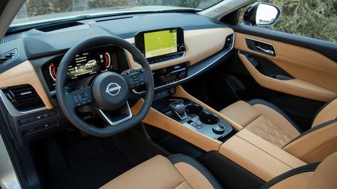 2022 Nissan Rogue interior Nissan Rogue Interior, 2022 Nissan Rogue, Nissan Rouge, Nissan Xtrail, Car Nissan, New For 2023, Custom Pickup Trucks, New Nissan, Honda Ridgeline