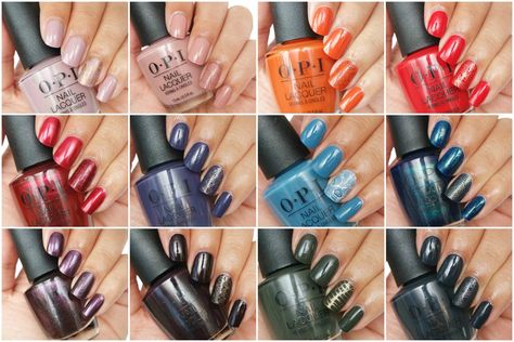 Fall Nails Opi, Winter Nails 2023, Pink Nails Opi, Nail Polish Colors Winter, Opi Fall, Opi Nail Polish Colors, Opi Red, Opi Collections, Opi Nail Colors