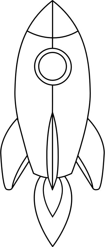 Drawing For Coloring, Regnul Animal, Homeschool Preschool Activities, Rocket Ship, Clipart Black And White, Outline Drawings, Free Clipart, Homeschool Preschool, Preschool Activities