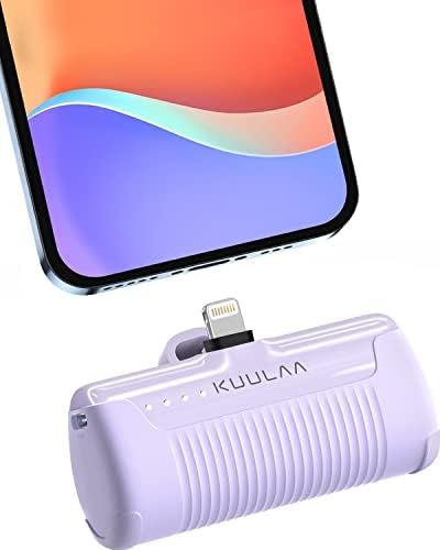 Kuulaa Portable Phone Charger Portable Charger iPhone 4500mAh Mini Power Bank for iPhone Cute B… Portable Charger Iphone, Iphone Battery Pack, Mini Power Bank, Charger Iphone, Charger Portable, Portable Phone Charger, Iphone Battery, Portable Battery Charger, Battery Bank