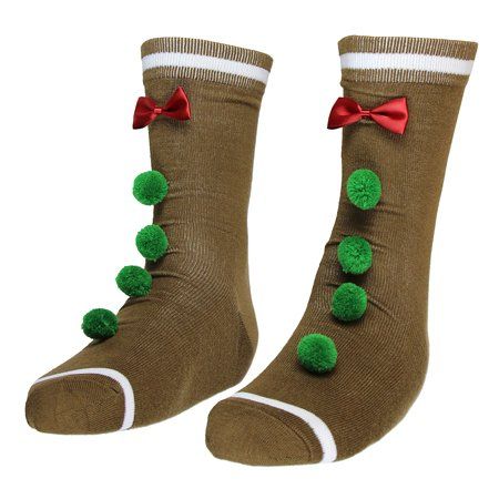 Ugly Stuff Holiday Supply Co. Adult Ugly Christmas Socks- Crew Diy Christmas Socks To Wear, Socks Christmas, Ugly Christmas Socks, Ugly Socks, Socks Party, Diy Christmas Sweater, Christmas Sweater Outfits, Diy Ugly Christmas Sweater, Candy Costumes