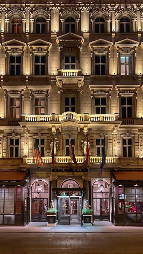 The Hotel Sacher, luxury with tradition, 1th district of Vienna. #hotelsacher #vienna #austria #luxuryhotels #travel #city #hotel #romantic #aesthetic #innercity #streetphotography #cityscape #urban #citylife #placestotravel #placetovisit #wallpapercelular #wallpaper Vienna Hotels Luxury, Sacher Hotel Vienna, Hotel Sacher Vienna, Vienna City, Vienna Hotel, Romantic Aesthetic, Travel City, City Boy, European Vacation