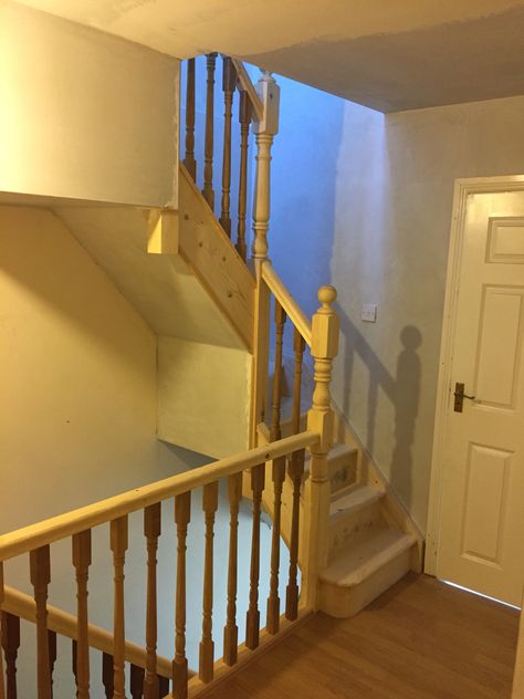 Attic conversion in tyrrelstown Loft Conversion Stairs, Attic Conversions, Loft Conversion Bedroom, Dark Wood Bedroom, Attic Office, Office Diy, Attic Loft, Loft Stairs, Small Attic