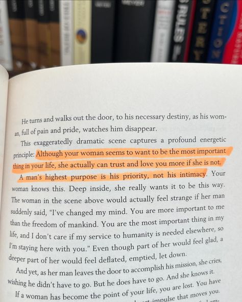 The Way of the Superior Man by David Deida emphasises the importance of living with purpose and authenticity. It encourages embracing one’s true nature and pursuing one’s deepest passions with commitment. A short but powerful read for all men! . #PowerByBooks Way Of The Superior Man, David Deida, Live With Purpose, True Nature, Love You More, Book Quotes, Destiny, The Way, Encouragement