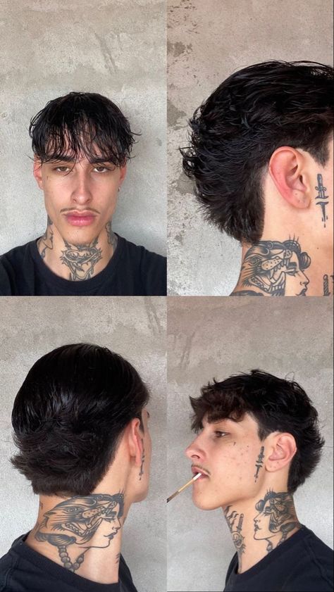 alistair caldwell. Neck Tattoo For Boys, Young Men Haircuts, Ab Tattoo, Cool Chest Tattoos, Neck Tattoo For Guys, Haircuts For Wavy Hair, Corte De Cabelo Masculino, Haircuts Straight Hair, Barber Life