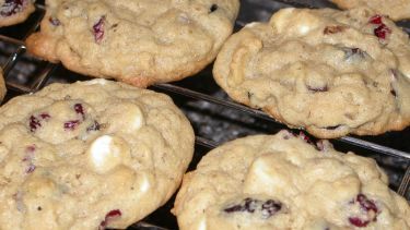 Nut Dessert, Cranberry Oatmeal, Gifts In A Jar, White Chocolate Cranberry Cookies, White Chocolate Cookies, White Chocolate Cranberry, Chocolate Pecan, Meals In A Jar, Chewy Cookie