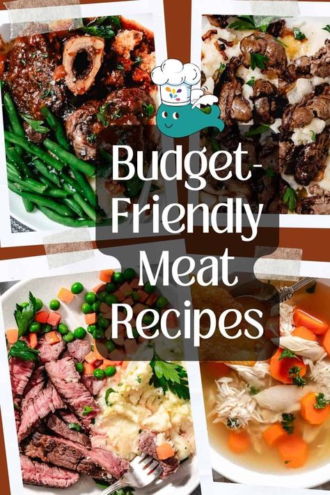 Uncover delicious and cost-effective meals with our Budget-Friendly Meat Recipes. These recipes feature affordable cuts of meat and simple, wholesome ingredients, perfect for creating flavorful dishes without breaking the bank. Enjoy tasty, nutritious dinners that keep your budget in check while satisfying your family's cravings. Healthiest Meats To Eat, Cheap Meat Recipes, Cheap Beef Dinners For A Family, Easy Meat Dishes, Chuck Steak Recipes, Chuck Steak, Cheap Meat, Budget Family Meals, Healthy Meats