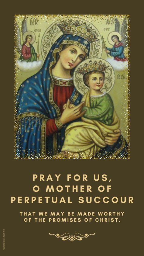 #perpetual #succour #feast #june #help #pray #mother #worthy #promises #hope #trust Our Lady Of Perpetual Succour, Perpetual Succour, Nativity Scene Pictures, Bible Verses Kjv, Jesus Christ Painting, Mama Mary, Christmas Nativity Scene, Religious Books, Hail Mary