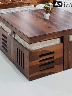 Centre Table With Stools, Center Table With Stools, Coffee Table Game Table, Centre Table Living Room Wooden, Tipai Table Design, Teapoy Table Design, Tea Table Design For Living Room, Game Room Coffee Table, Centre Table Design Wooden