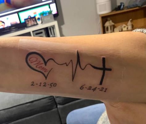 Memorial Heart Tattoo, Dedication Tattoos, Rip Tattoos For Mom, Meaningful Symbol Tattoos, Pinky Promise Tattoo, Memorial Tattoo Quotes, Tattoos For Women Small Meaningful, Promise Tattoo, Meaning Tattoos