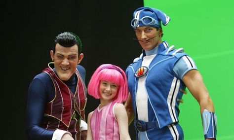 Robbie, Stephanie, and Sportacus Lazy Town Sportacus And Stephanie, Lazy Town Robbie Rotten, Lazy Town Robbie, Lazytown Stephanie, Lazy Town Sportacus, Magnus Scheving, Lazy Town Memes, Stefan Karl, Robbie Rotten