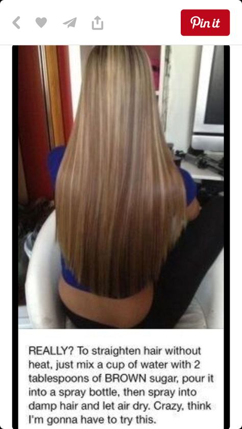 Straighten Hair, Hair Without Heat, Cup Of Water, Shiny Hair, Hair Dos, Hair Skin, About Hair, Pretty Hairstyles, العناية بالشعر