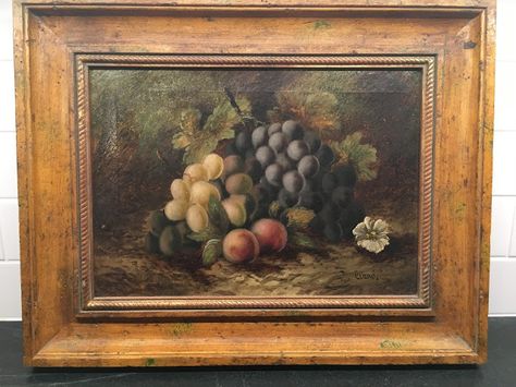 Decorating With Oil Paintings, Kitchen Art Wall, Art Grouping, Vignette Design, Still Life Pictures, Vintage Vignettes, Fruit Picture, Life Kitchen, Antique Oil Painting