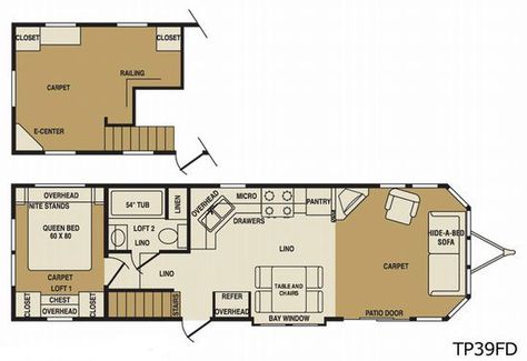 Trailer Park House, Tiny House Trailer Plans, Trailer Floor Plans, Backyard Tiny House, Wohne Im Tiny House, Trailer Plans, Long House, Tiny House Trailer, Building A Tiny House