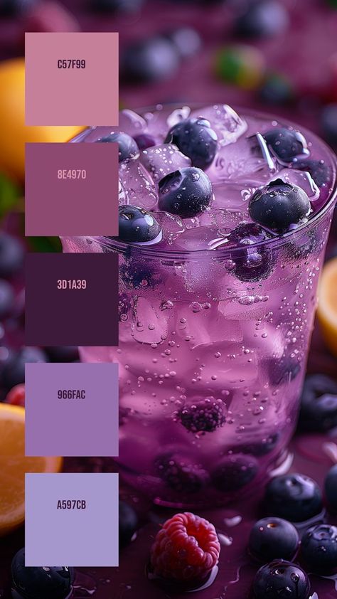 Colors:
C57F99
8E4970
3D1A39
966FAC
A597CB Droplets Of Water, Scene Setting, Sense Of Taste, Yarn Color Combinations, Christmas Color Palette, Color Design Inspiration, Purple Color Palettes, Hex Color Palette, Color Catalog