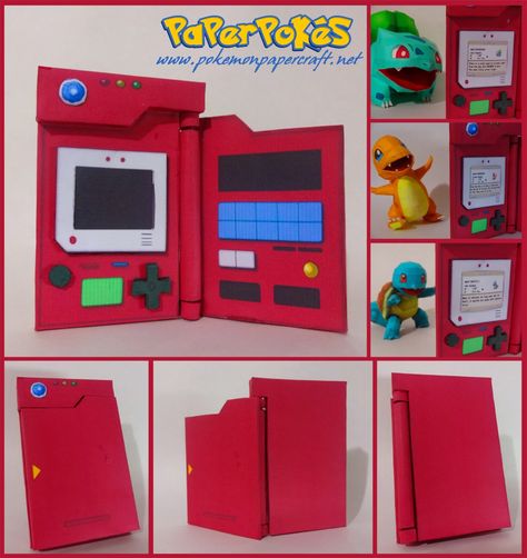 Paperpokés - Pokémon Papercrafts: POKEDEX Pokémon Crafts, Papercraft Pokemon, Happy Journal, Pokemon Room, Japan Summer, Pokemon Diy, Pokemon Craft, Moon Crafts, Pokemon Birthday Party