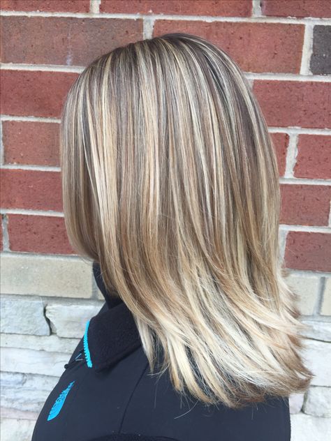 Blonde dimensional highlights  #hair #blonde #redken #highlights Highlights Hair Blonde, Blonde Highlighted Hair, Dimensional Highlights, Highlighted Hair, Highlights Hair, Dark Makeup, Hair Blonde, Bra Straps, Blonde Hair Color