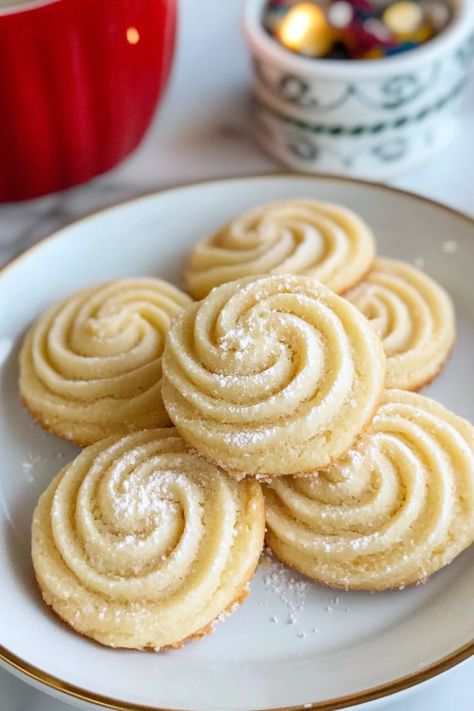 Danish Butter Cookies Danish Christmas Cookies Recipes, Danish Butter Cookies, Danish Christmas, Butter Cookie, Cookies Recipes Christmas, Holiday Baking, Copycat Recipes, Butter Cookies, Christmas Treats