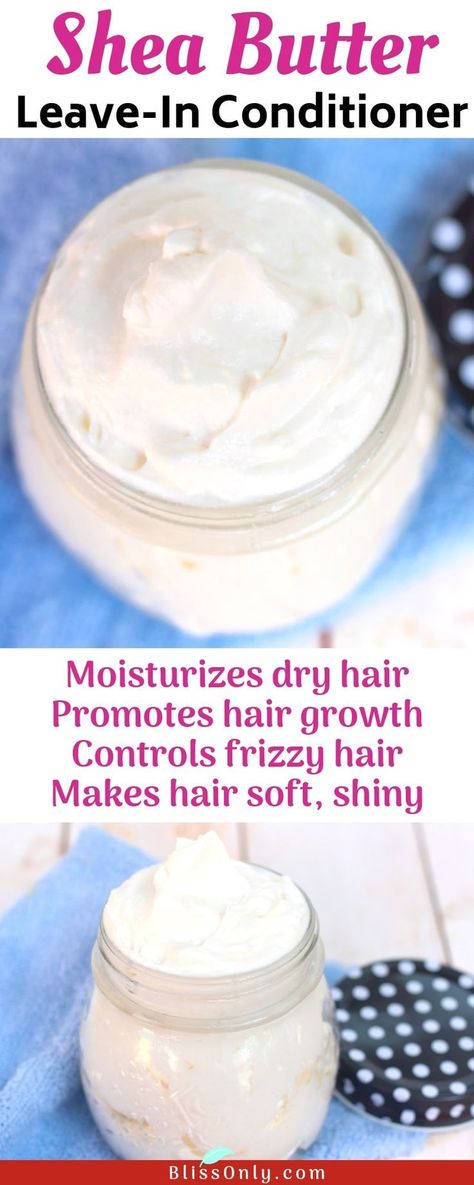 Diy Shea Butter, Hair Conditioner Recipe, Unique Salon, Control Frizzy Hair, Diy Conditioner, Hair Recipes, Overnight Hair, Natural Hair Gel, Moisturize Dry Hair