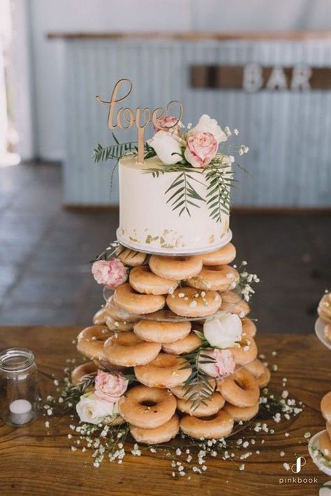 10 Wedding Cakes Inspiration and Ideas Summer Wedding Diy, Wedding Donuts, Creative Wedding Cakes, Rustic Shower, Rustic Bridal, Bridal Shower Rustic, Coastal Wedding, Wedding Cupcakes, Wedding Cake Designs