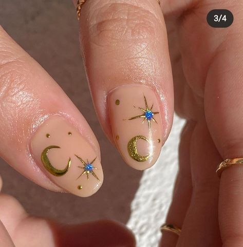 Nails Celestial, Mail Inspo, Celestial Theme, Nail Colours, Make Me Up, Cool Nail Designs, Chic Nails, Nails Inspo, Nails Designs