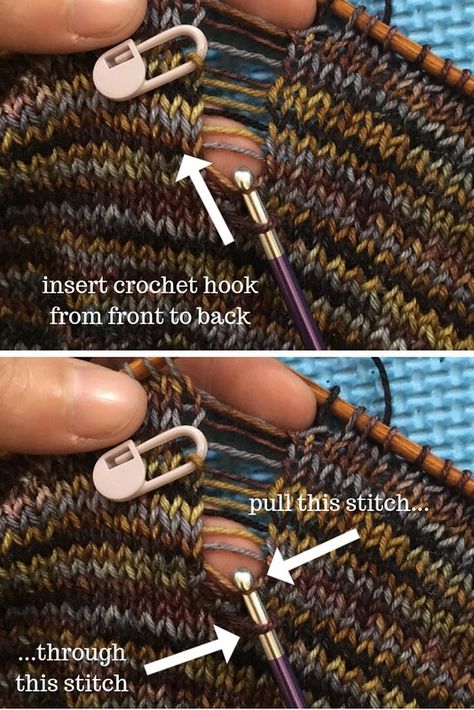 Knit Decrease Stitches, How To Fix Crochet Mistakes, How To Knit Clean Edges, Fixing Knitting Mistakes, Fix Dropped Stitch Knitting, How To Fix A Dropped Stitch In Knitting, Cable Needle, Bad Feeling, Purl Stitch