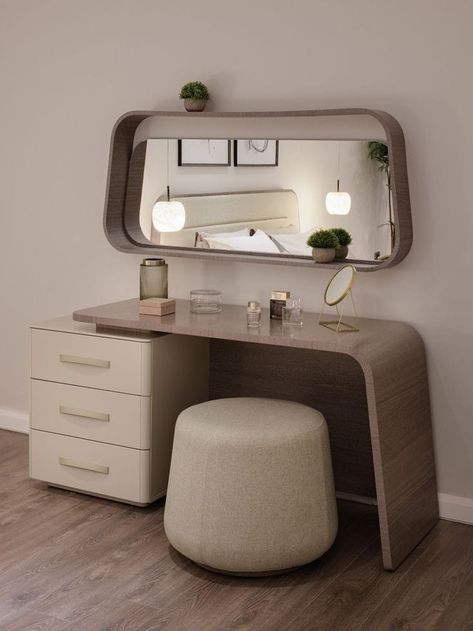 Comode Bedroom Modern, Modern Dressers For Bedroom, Dressing Table Styling, Dressing Table Design Bedrooms, How To Style A Console Table, Modern Dressing Table Designs, Modern Dressing Table, Modern Dressers, Desain Pantry