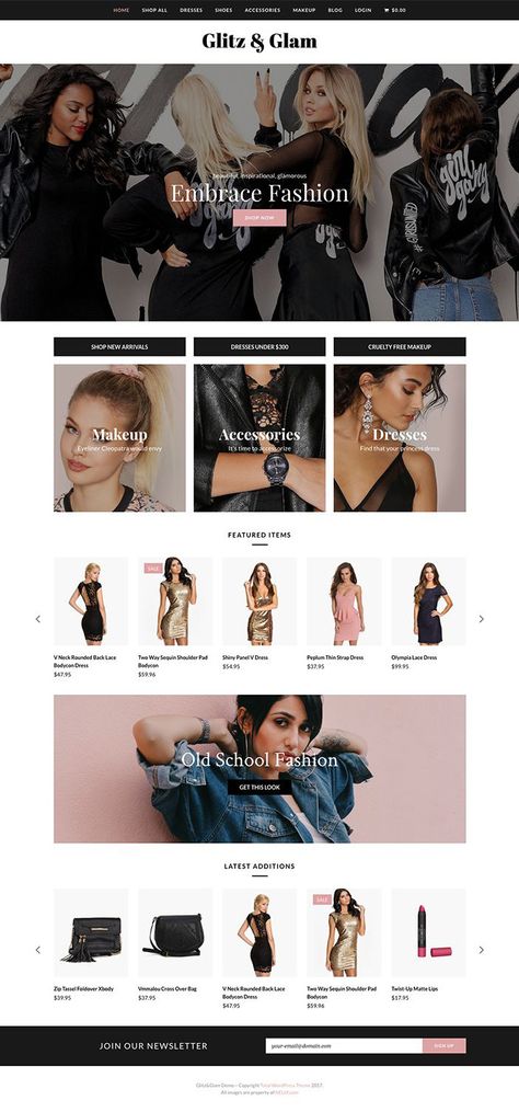 Glam Website Design, Clothing Business Website Design, Website Design For Clothing Brand, Fashion Website Design E Commerce, Clothing Websites Design, Website Fashion Design, Clothing Website Design Layout, Fashion Website Layout, Website Shop Design