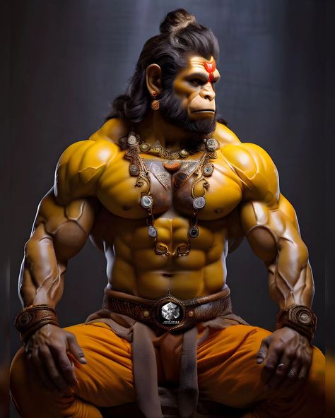 Jai Hanuman 💯🚩🔥 @uttar.prades.vibes Hanuman ji HD status Hanuman Bodybuilder Wallpaper, Hanuman Ji Bodybuilder, Hanuman Live Wallpaper, Pictures Of Shiva, Shri Hanuman, Magic Bottles, Hanuman Photos, Jai Hanuman, Hanuman Ji