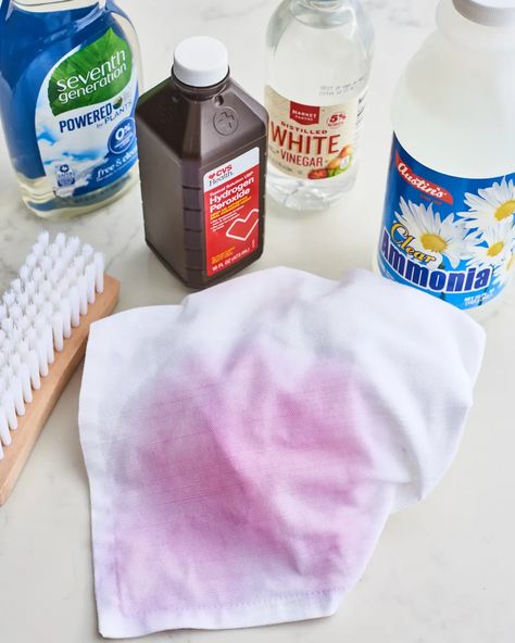 Martha Stewart’s Elaborate 6-Step Method Is the Best for Removing Red Wine Stains Red Wine Stain, Red Wine Stain Removal, Wine Stain Remover, Diy Stain Remover, Wine Stain, Fabric Stain Remover, Stain Remover Spray, Red Wine Stains, Shiny Brite Ornaments