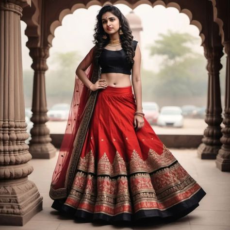 #LehengaLove #EthnicElegance #LehengaDiaries #DesiFashion #LehengaCholi #BridalLehenga #WeddingLehenga #TraditionalWear #LehengaDesigns #IndianFashion #FestiveVibes #DesiOutfit #EthnicWear #LehengaInspo #IndianAttire #DesignerLehenga #LehengaGoals #StyleYourLehenga #LehengaCollection #IndianFashion #indianoutfitt #lehenga #festivaloutfit Red Dupatta, Red Lehenga, Red Border, Red Embroidery, Black Prom Dress, Indian Outfit, Women Wedding Guest Dresses, Red Prom Dress, Deep Black