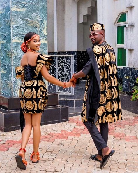 Nigerian Wedding Dresses Traditional, Igbo Traditional Wedding, Nigerian Wedding Dress, Lace Dress Classy, Igbo Bride, African Bridal Dress, Igbo Wedding, Bride Attire, Native Dress