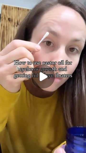 Castor oil is such an amazing oil..

This is one of the easiest ways to help break up those eye floaters!

It also helps to grow thicker ... | Instagram How To Grow Brows Thicker, How To Use Castor Oil For Eyelashes, Using Castor Oil On Face, Castor Oil On Eyebrows, How To Get Thicker Eyebrows, Castor Oil Before And After, Caster Oil Uses, Castor Oil On Face, Castor Oil Brows