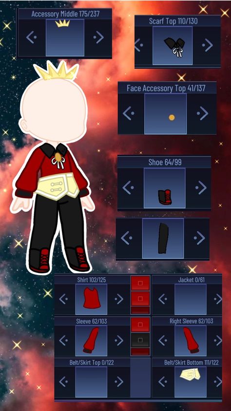 Gacha Club Prince Outfit Ideas, Royal Gacha Club Outfits, Gacha King Outfits, Gacha Club Royal Outfits, Gacha Royal Outfits, Gacha Club Outfit Ideas Male, Outfit Ideas Male, Gacha Club Outfit Ideas, Gacha Club Outfit