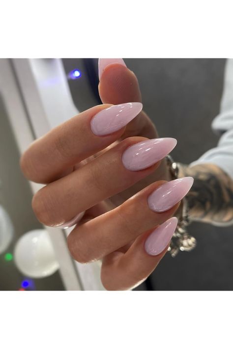 Nude Pink Glossy Press on Nails Almond,KXAMELIE Glue on Nails Medium Length Almond Shaped,Stick on Nails for Women and Girls Daily Wear in 24PCS Glossy Pink Nails, Nails Medium Length Almond, Classy Almond Nails, Press On Nails Almond, Nails Medium Length, Nude Nail Designs, Almond Shape Nails, Nails Medium, Nails For Women