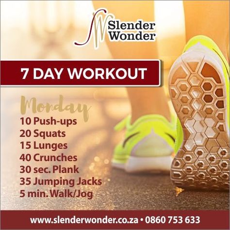 Slender Wonder Recipes, Slender Wonder, 7 Day Workout, Jumping Jacks, Diy Life Hacks, Diy Life, Fitness Training, Free Food, Get Fit