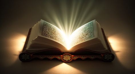 Light Upon Light, Miracles Of Quran, Muslim Photos, Biblical Artwork, Divine Revelation, Quran Pak, Sacred Scripture, Quran Book, Allah God