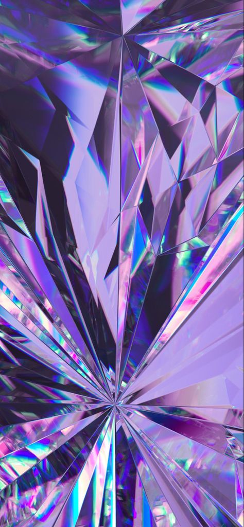 Purple Holographic Aesthetic, Crystals Background Wallpapers, Purple Diamond Aesthetic, Purple Holographic Wallpaper, Purple Crystal Wallpaper, Crystal Background Aesthetic, Crystal Wallpaper Aesthetic, Holo Background, Gem Background