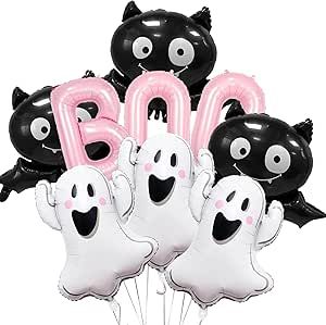 Halloween Balloons Decorations, Halloween Birthday Party Decorations, Halloween Party Balloons, Pumpkin Decorating Contest, Ghost Bat, Halloween Pink, Balloons Decorations, Halloween Balloons, Halloween Masquerade