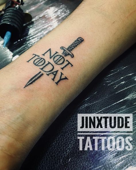 Not Today Tattoo, Game Of Thrones Tattoo Ideas, Got Tattoo, Game Of Thrones Tattoo, Crab Tattoo, Cool Symbols, Got Game Of Thrones, Norse Tattoo, Gaming Tattoo