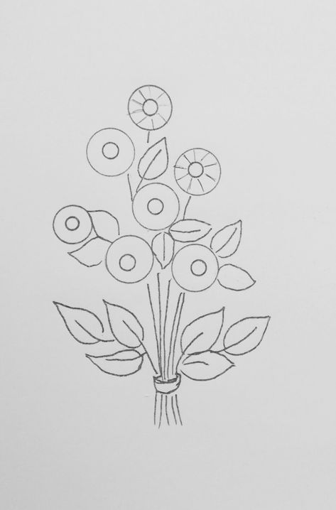 Hand Embroidery Drawing Patterns, Hand Embroidery Design Patterns Drawing, Hand Embroidery Motifs Design, Hand Embroidery Patterns Flowers Drawings, Flower Embroidery Designs Drawings, Hand Embroidery Drawing, Floral Embroidery Patterns Free, Hand Embroidery Patterns Vintage, Embroidery Daisy