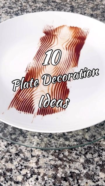 Pastry Plate Decoration, Chocolate Plate Decoration, Dessert Plate Decoration, Chocolate Garnishes, Dessert Plating, Kitchen Skills, Pastry Art, Pastry Brushes, Plate Decor